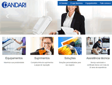Tablet Screenshot of dandari.com.br