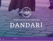 Tablet Screenshot of dandari.lv